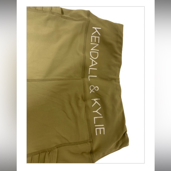 Kendal and Kylie Amy green detailed leggings - Picture 3 of 5